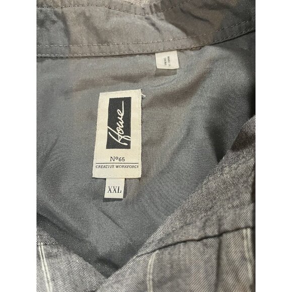 Howe Creative Workforce Houdini Shirt Size XXL Gray White Geo Print NWT $89 - Picture 6 of 8